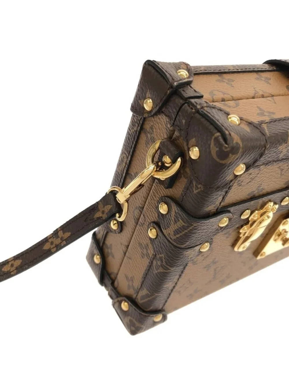 Louis Vuitton Monogram Reverse Petite Malle Shoulder